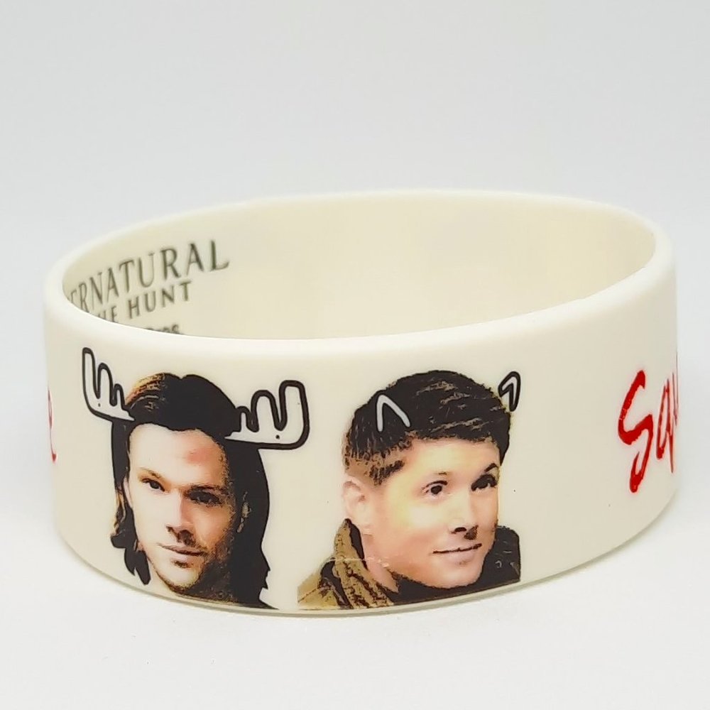 Supernatural Sam and Dean "Moose" and "Squirrel" Rubber Bracelet